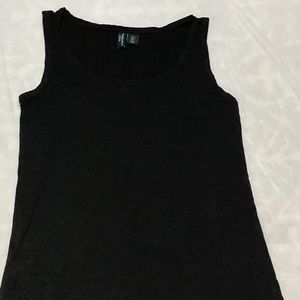 Black pajama tank top